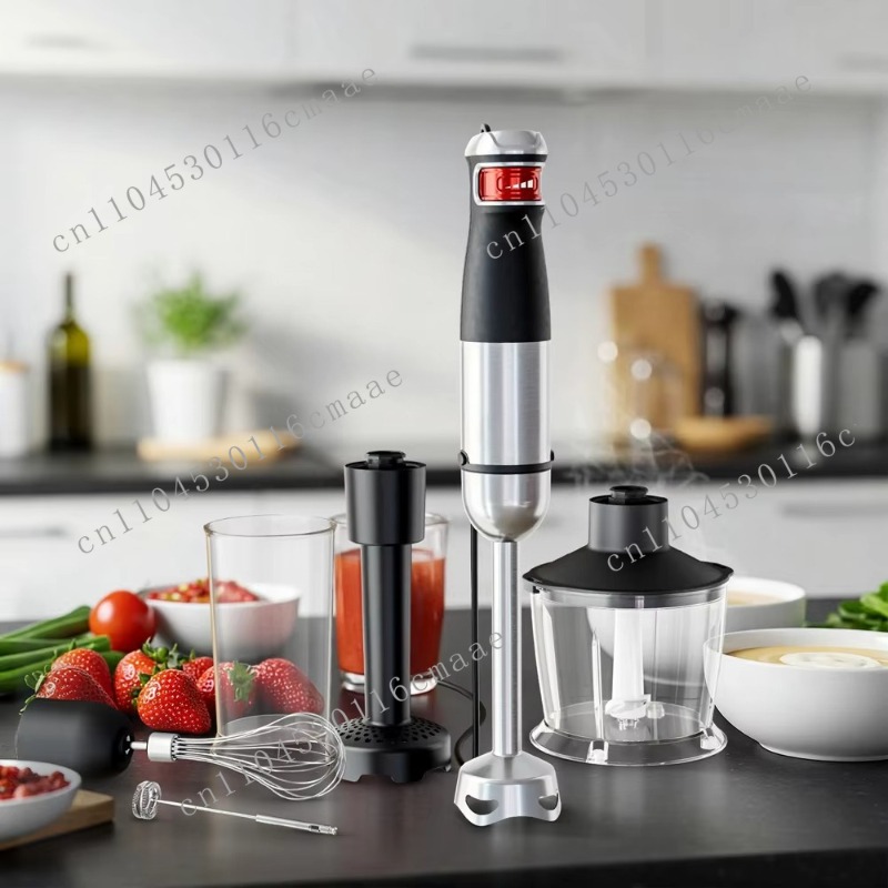 Baby Food Hand Blender - Zestaw blendera ręcznego 6-w-1 o mocy