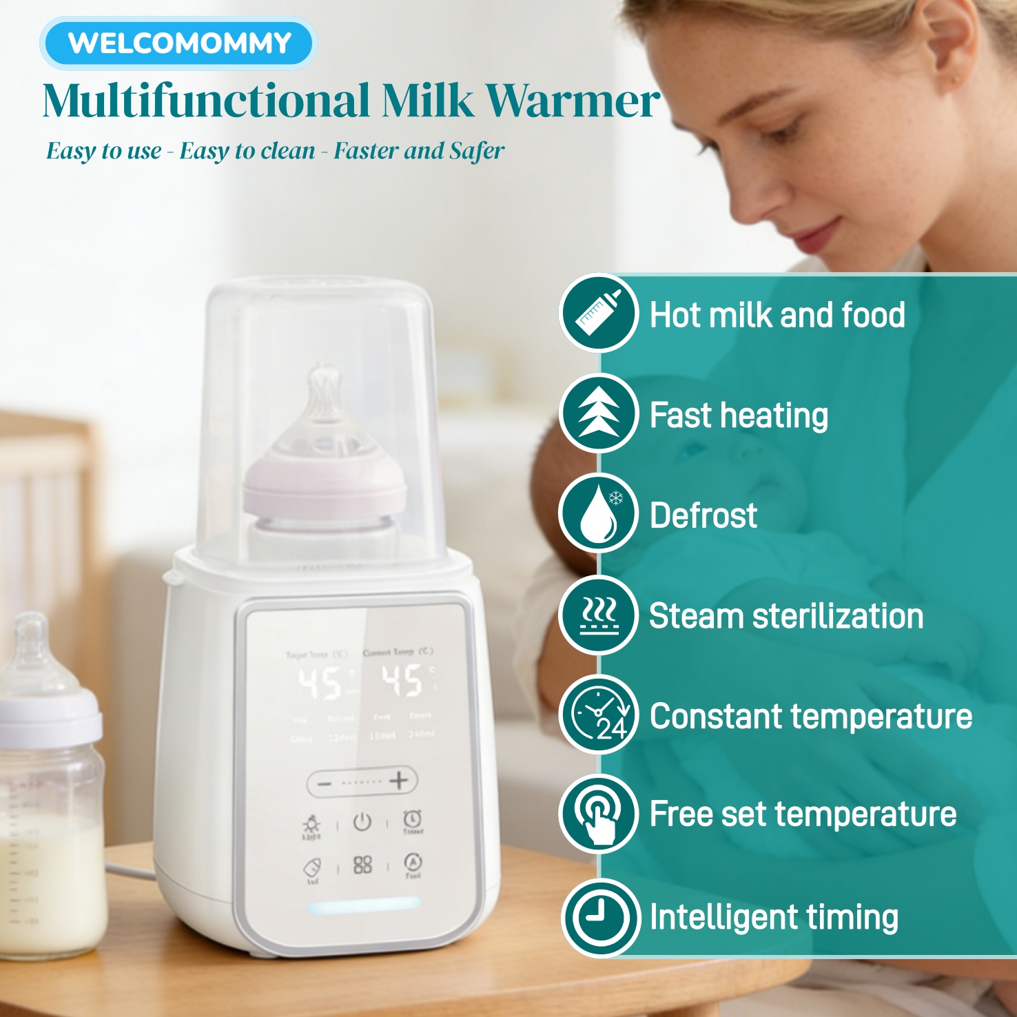 Baby Food Warmer - Podgrzewacz do butelek i mleka matki