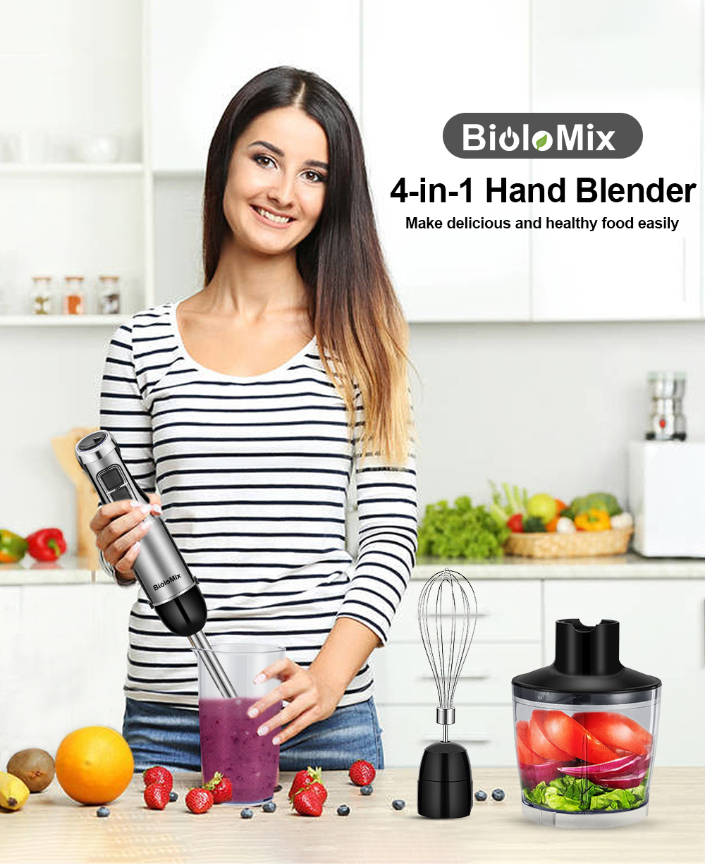 Baby Food Hand Blender - Wielofunkcyjny blender ręczny, robot kuchenny, wyciskarka,