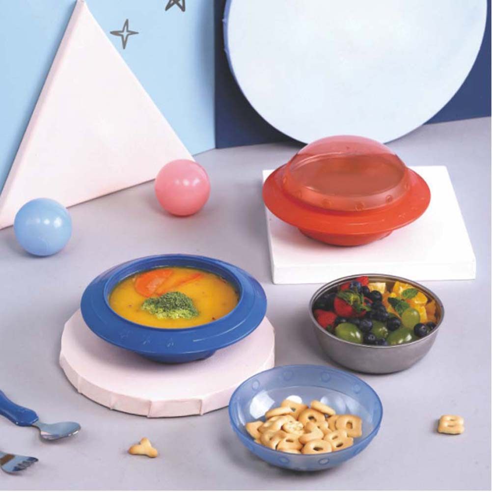Baby Food Bowl - 1 szt. Izolowana miska ze stali