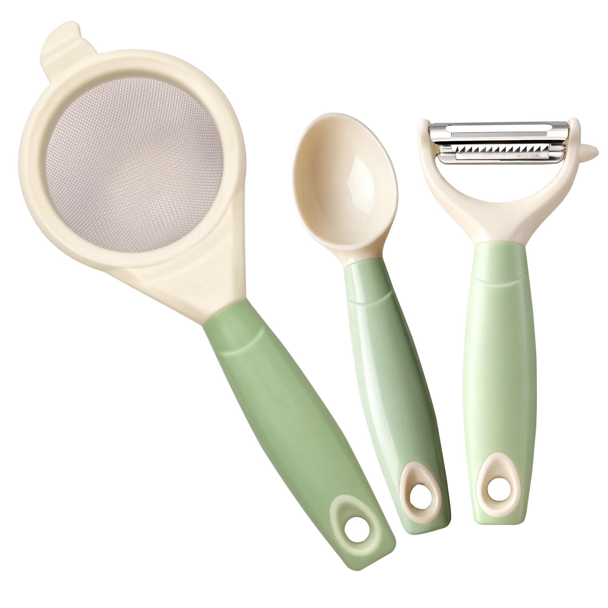 Baby Food Strainer - 3-częściowy zestaw do przygotowywania jedzenia dla
