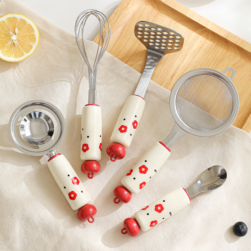 Baby Food Strainer - Zestaw przyborów kuchennych do przygotowywania jedzenia