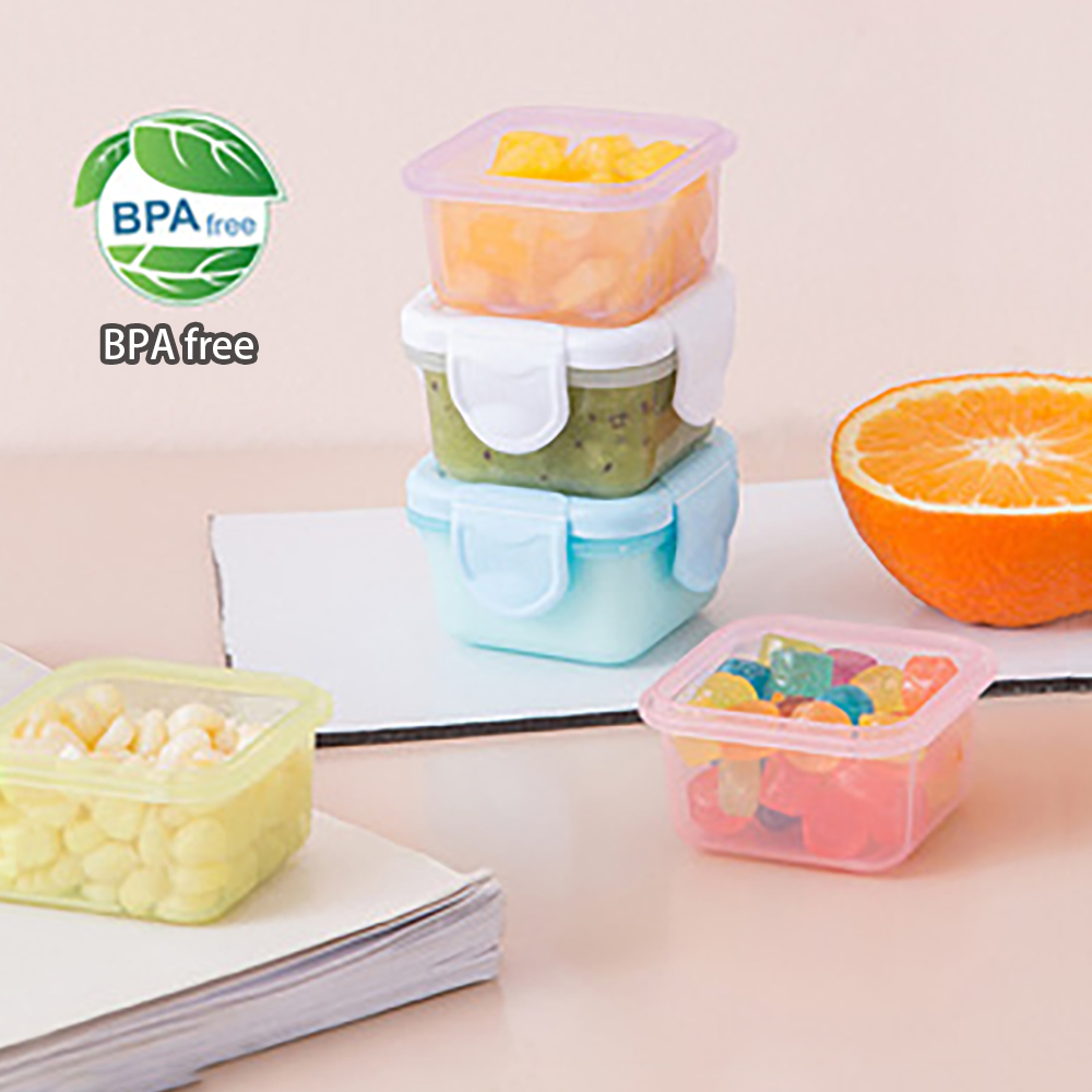 Baby Food Bowl - 4 sztuki mini pojemników na żywność
