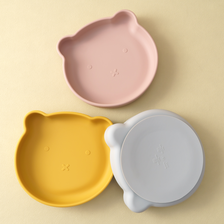 Baby Food Bowl - 1PC Silikonowe naczynia dla niemowląt Talerz