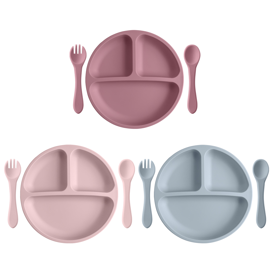 Baby Food Guide - 3 szt. Zestaw zastawy stołowej dla