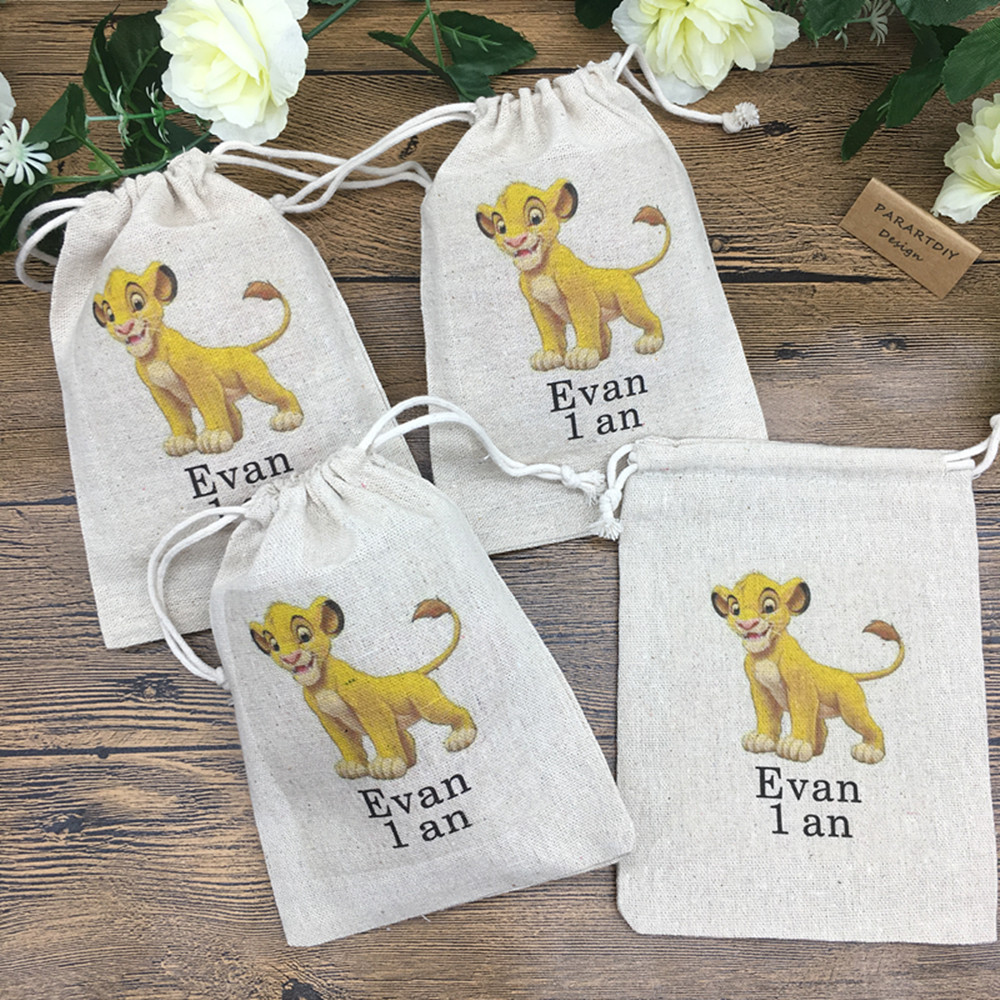 Baby Food Bag - 20 sztuk spersonalizować żadnych lew w