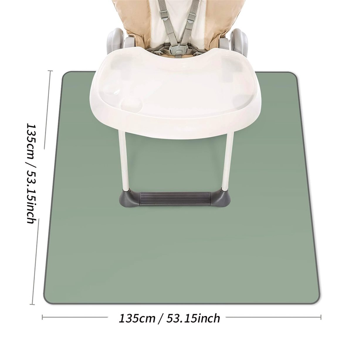 Highchair Splash Mat - 【AKCJA ZE ZNIŻKĄ】 Mata ochronna pod