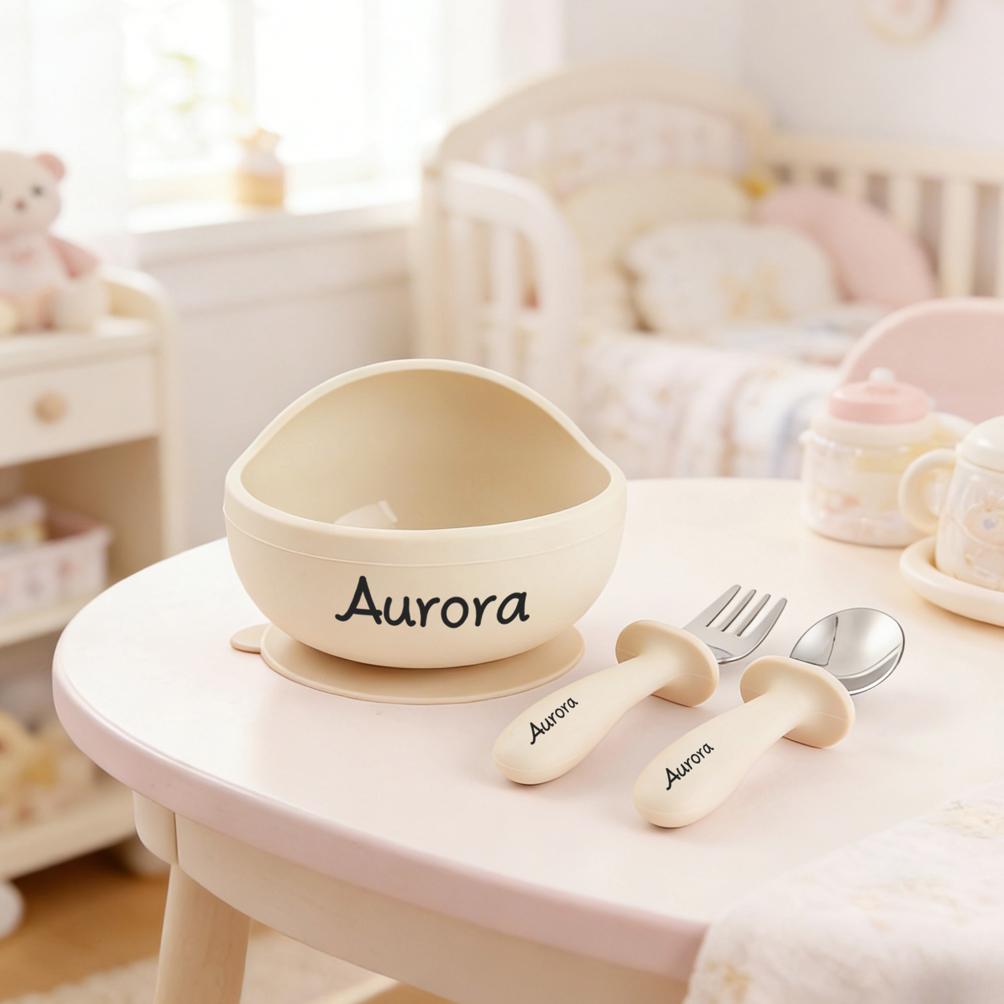 Personalizowana silikonowa mis – Self Feed Spoon recenzja i cena