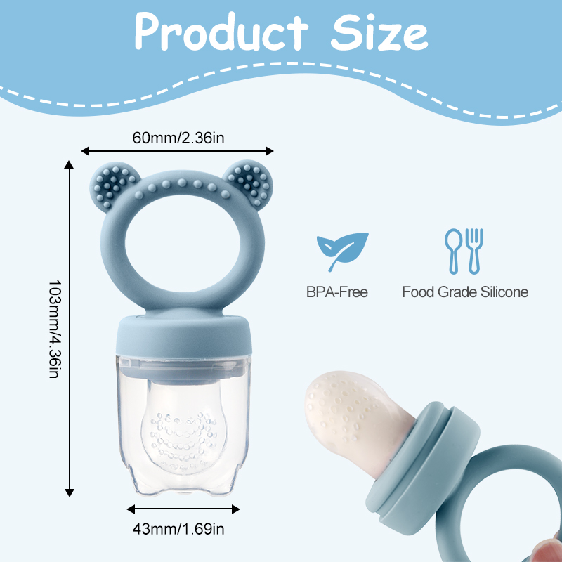 Silikonowy podkarmiacz do owoc – Baby Food Guide recenzja i cena