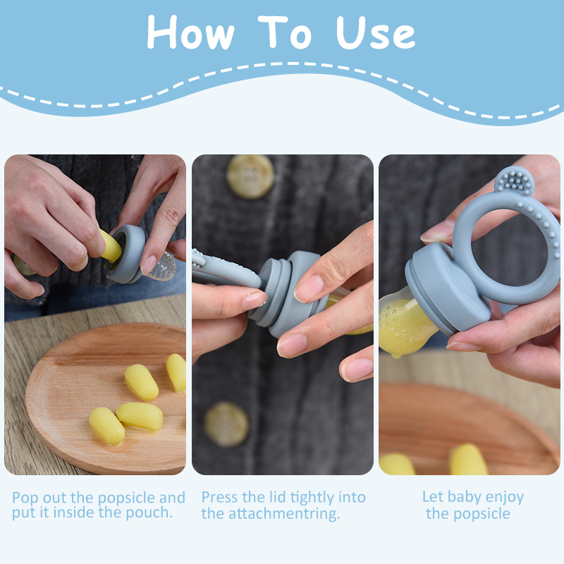 Silikonowy podkarmiacz do owoc – Baby Food Guide recenzja i cena