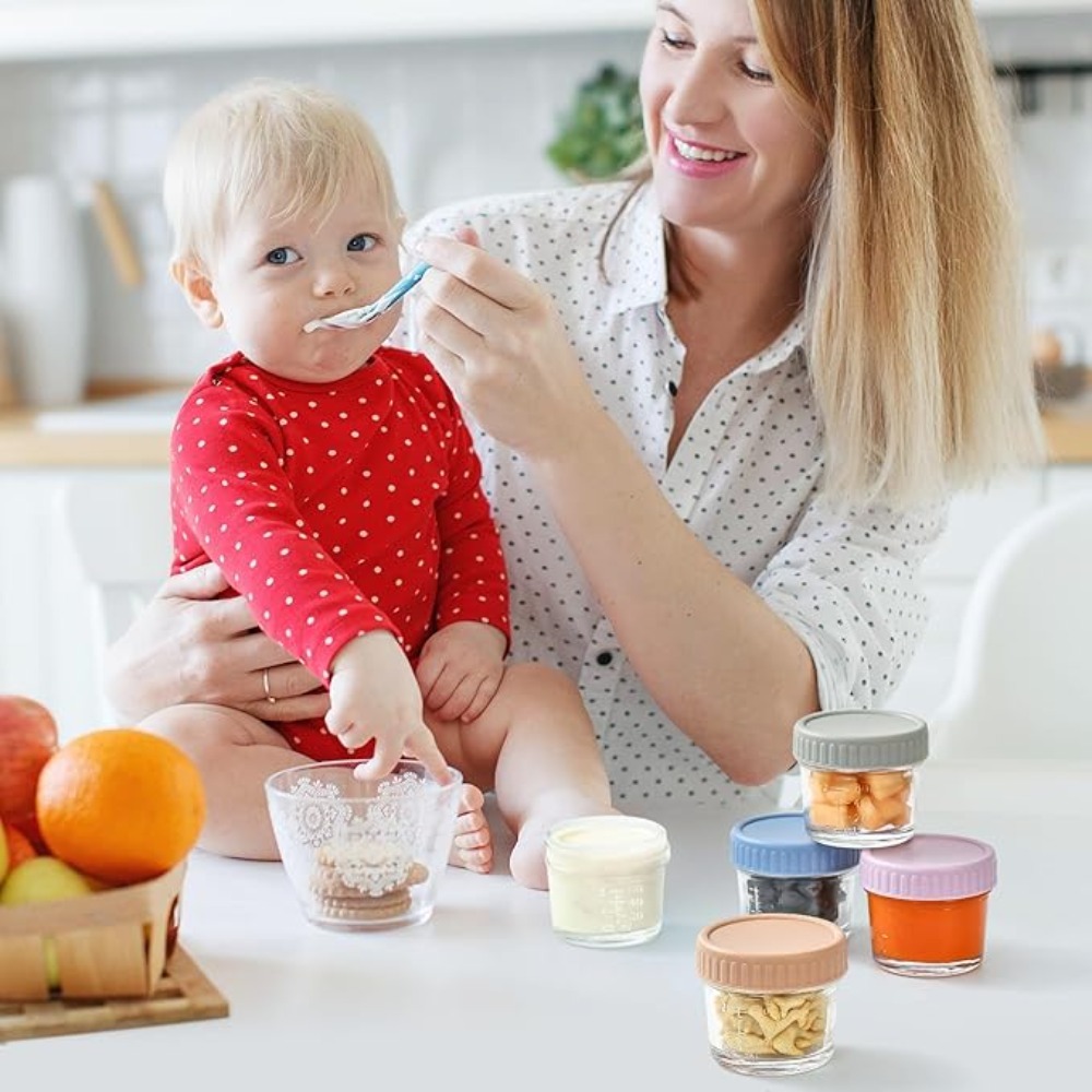 6 szt. Szklane słoiki na żywno – Baby Food Glass Jars recenzja i cena