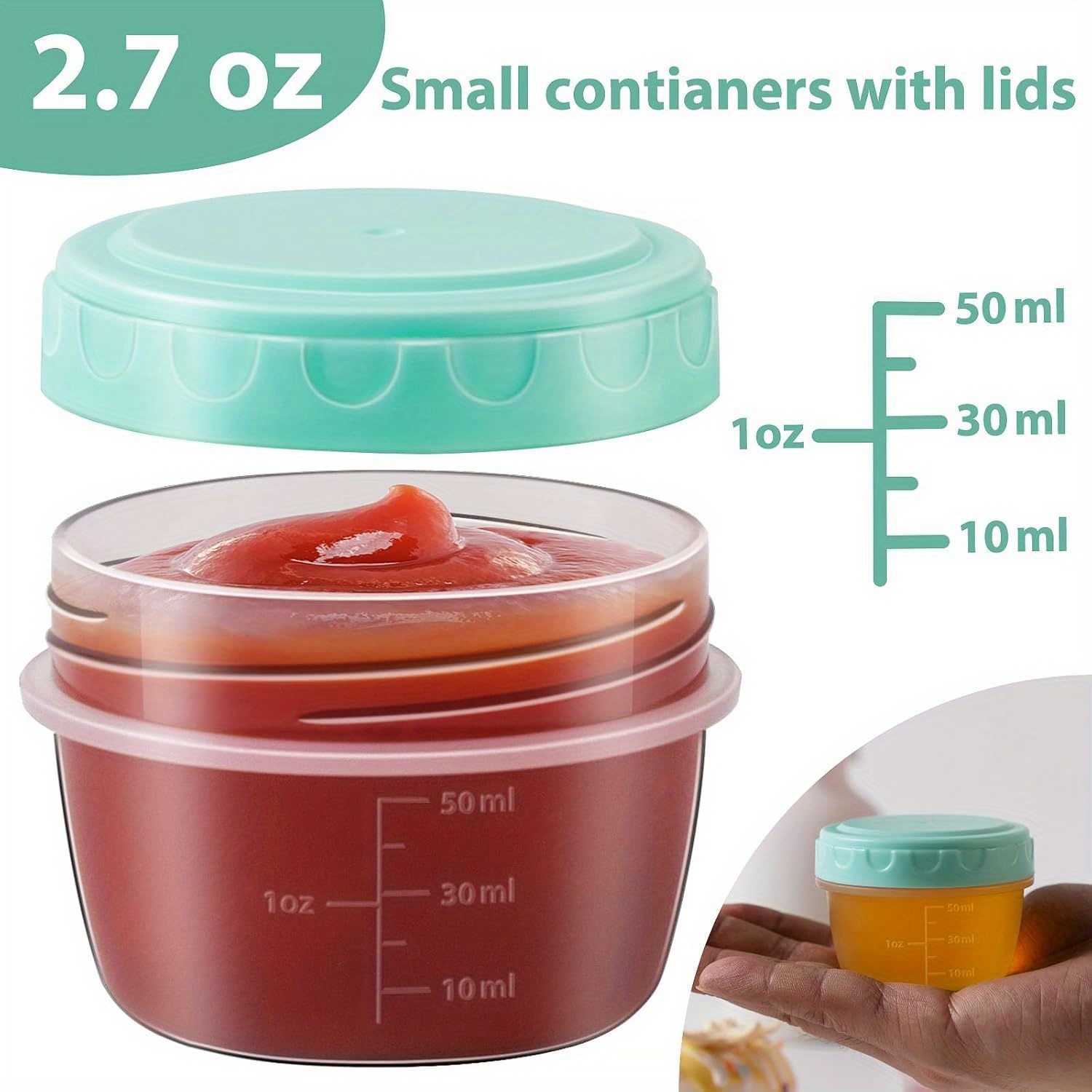 1-6 opakowań po 2,7 uncji poje – Baby Food Jars recenzja i cena