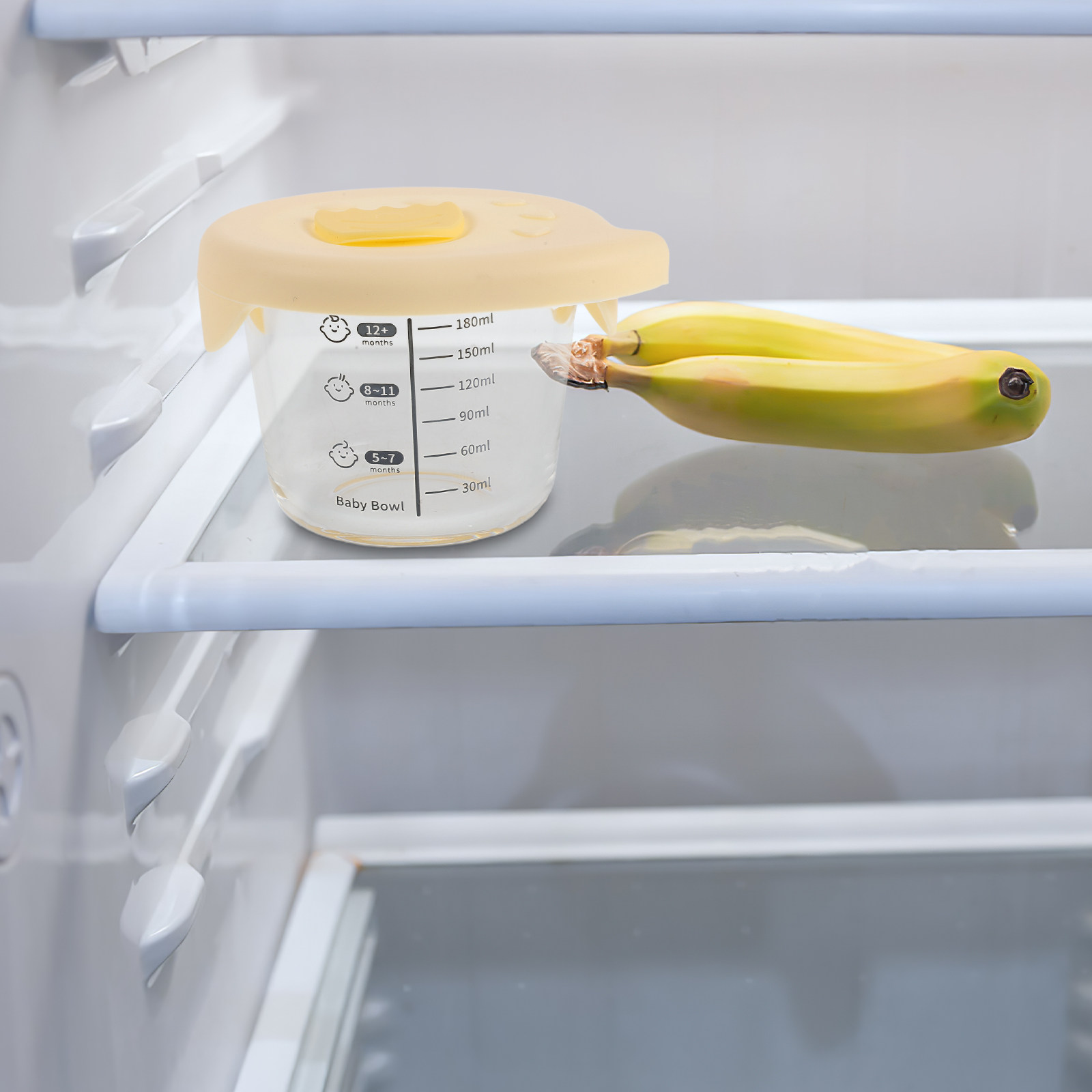 2 sztuki szklanych pojemników  – Baby Food Glass Jars recenzja i cena