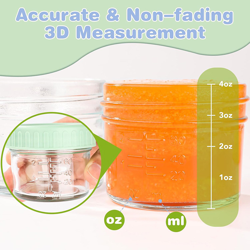 120ml 6 szt. Szklane słoiki na – Baby Food Glass Jars recenzja i cena