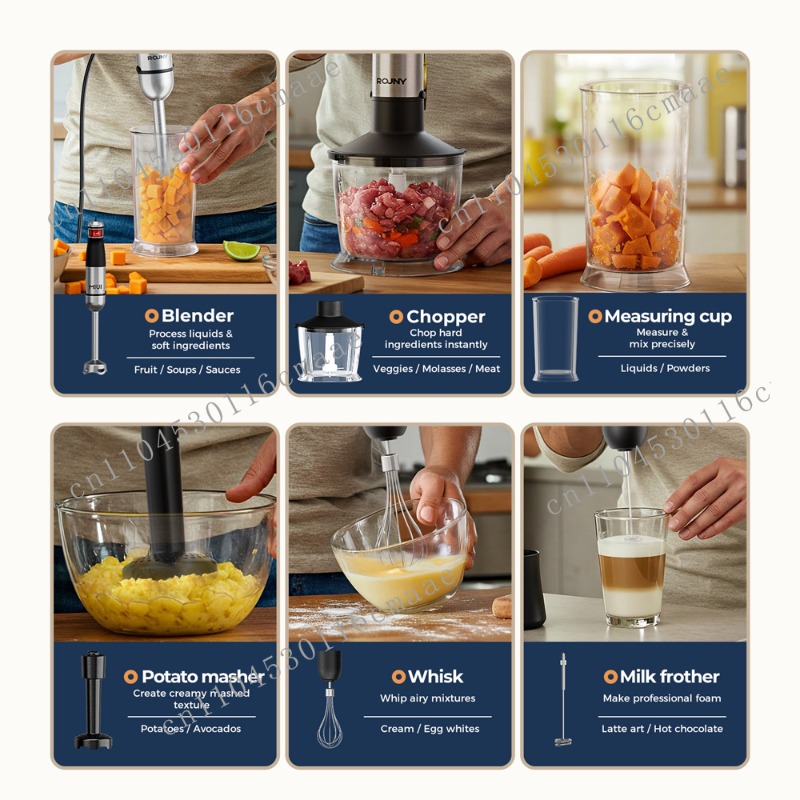 Zestaw blendera ręcznego 6-w-1 – Baby Food Hand Blender recenzja i cena