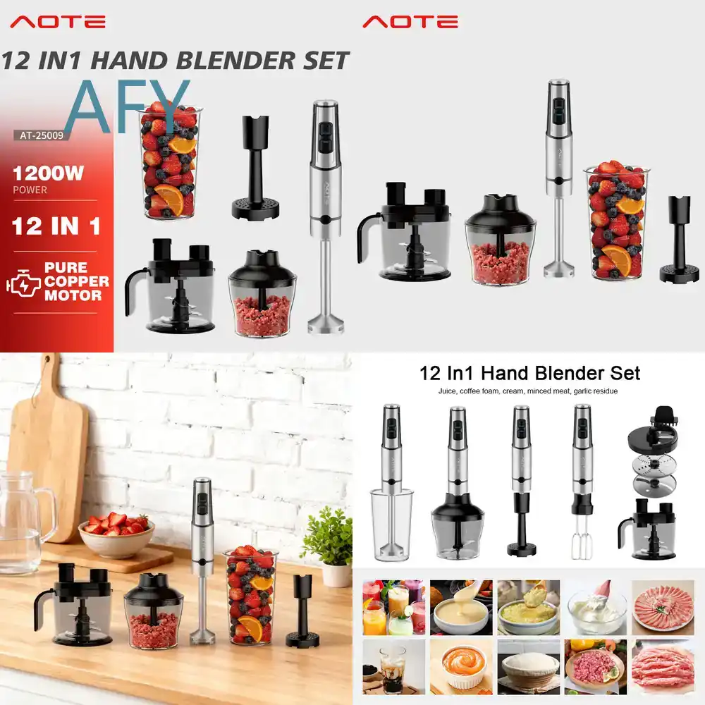 AOTE Standardowy blender zanur – Baby Food Hand Blender recenzja i cena