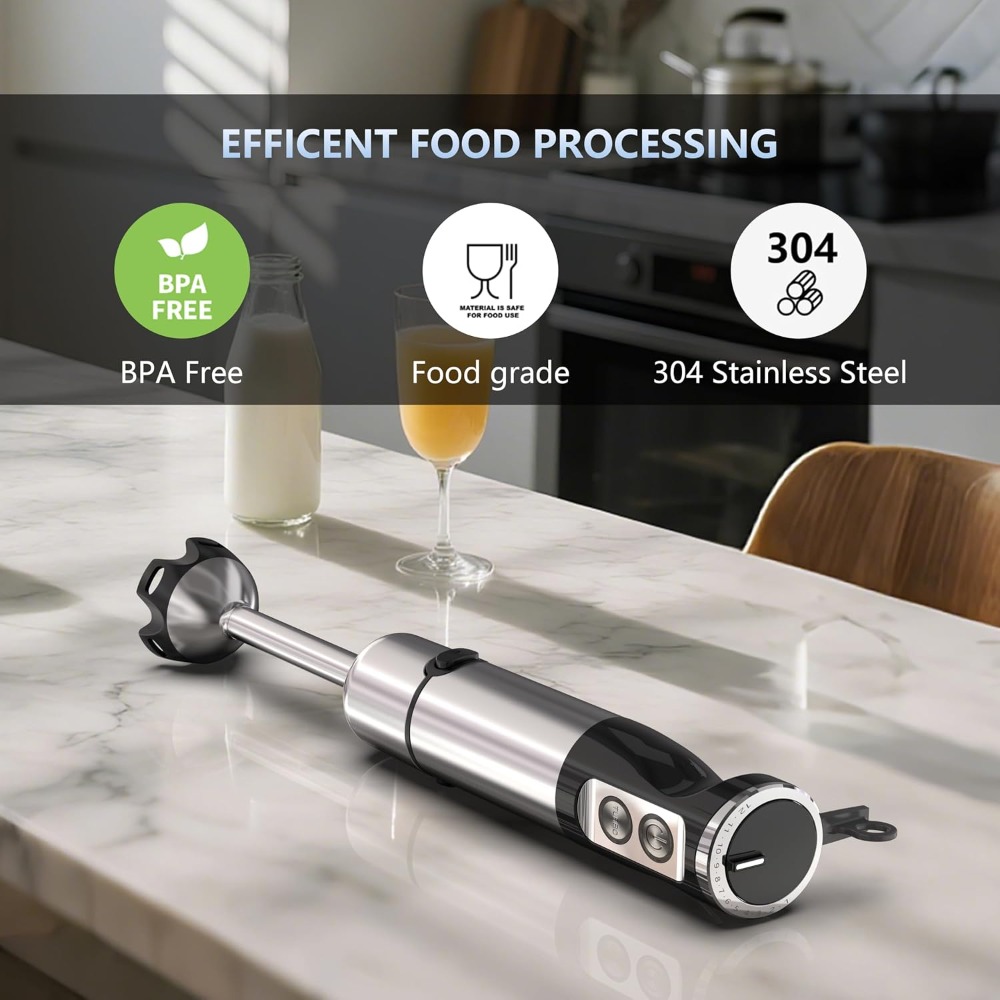 Mikser ręczny 5 w 1, zasilany  – Baby Food Hand Blender recenzja i cena