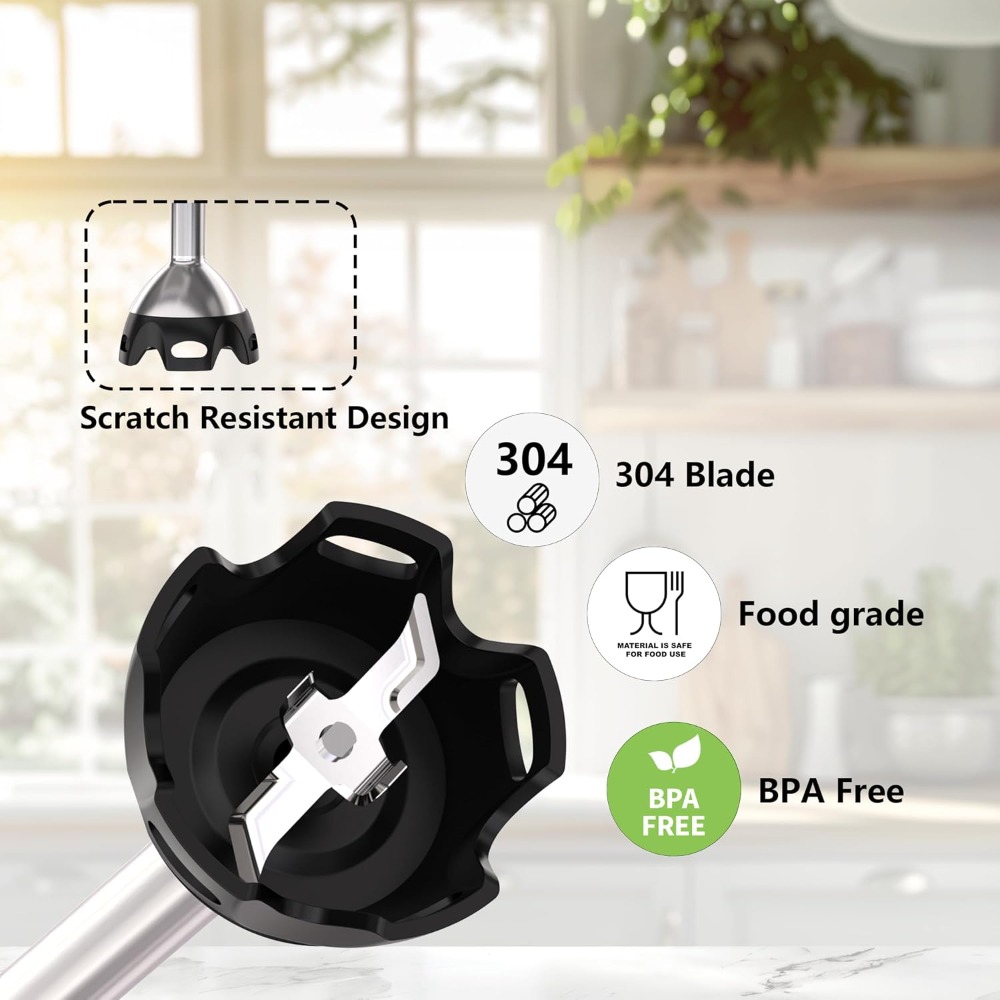 Mikser ręczny 5 w 1, zasilany  – Baby Food Hand Blender recenzja i cena