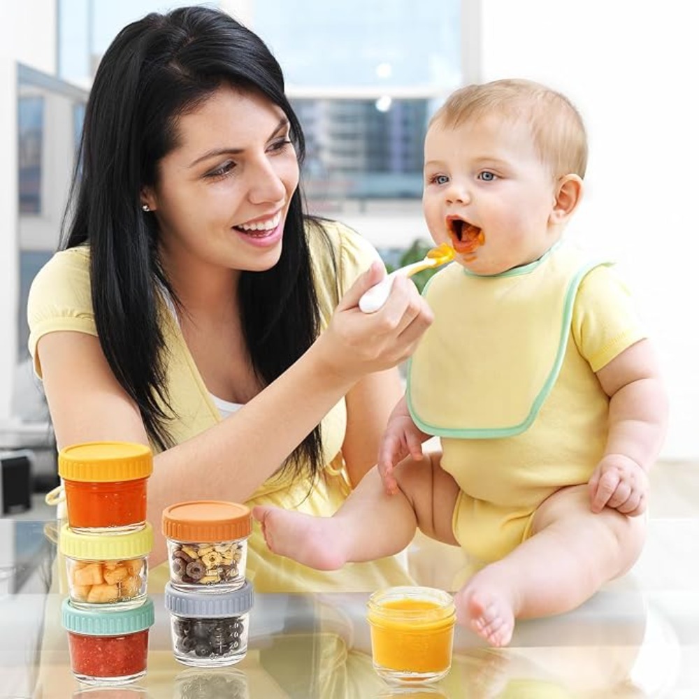 6 szt. Szklane słoiki na żywno – Baby Food Glass Jars recenzja i cena