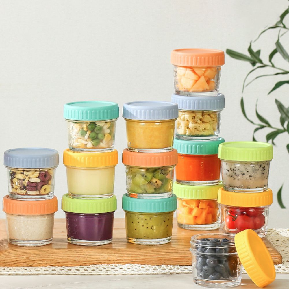 6 szt. Szklane słoiki na żywno – Baby Food Glass Jars recenzja i cena