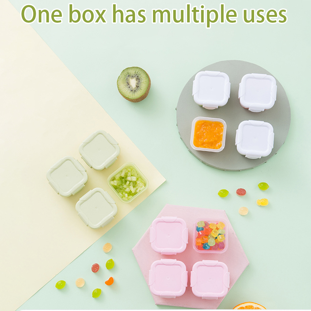 4 sztuki mini pojemników na ży – Baby Food Bowl recenzja i cena