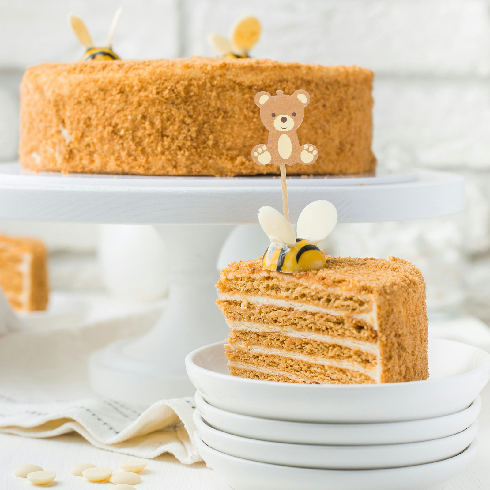 50 szt. ozdób na babeczki w ks – Baby Food Dessert recenzja i cena