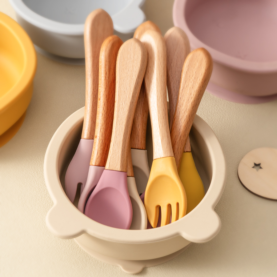 2 szt. Łyżki do nauki dla dzie – Baby Food Guide recenzja i cena