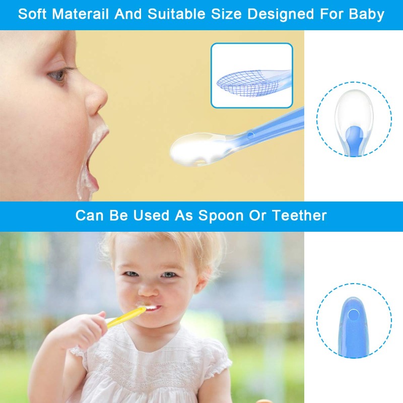 Łyżki silikonowe dla niemowląt – Baby Food Guide recenzja i cena