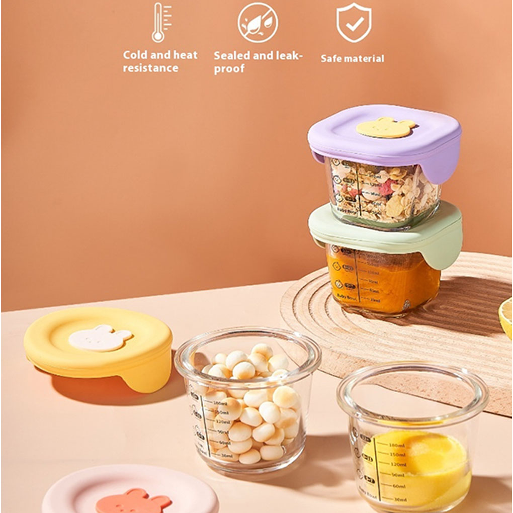 4 sztuki/zestaw Szklane słoiki – Baby Food Glass Jars recenzja i cena