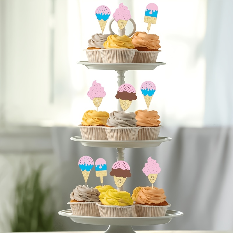 12 szt. Brokatowych ozdób na b – Baby Food Dessert recenzja i cena